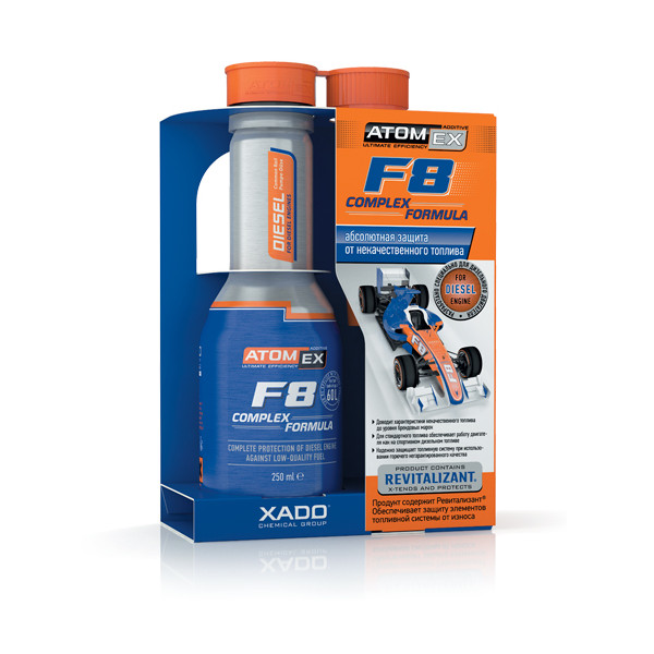 Additif Carburant - ATOMEX F8 Complex Formula DIESEL - Protection maximale